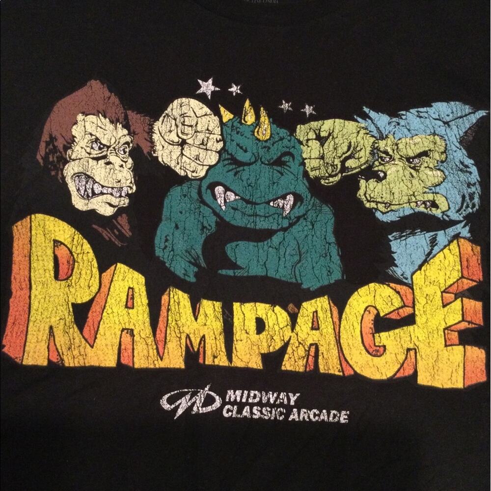 Rampage The Movie T-Shirt adult medium